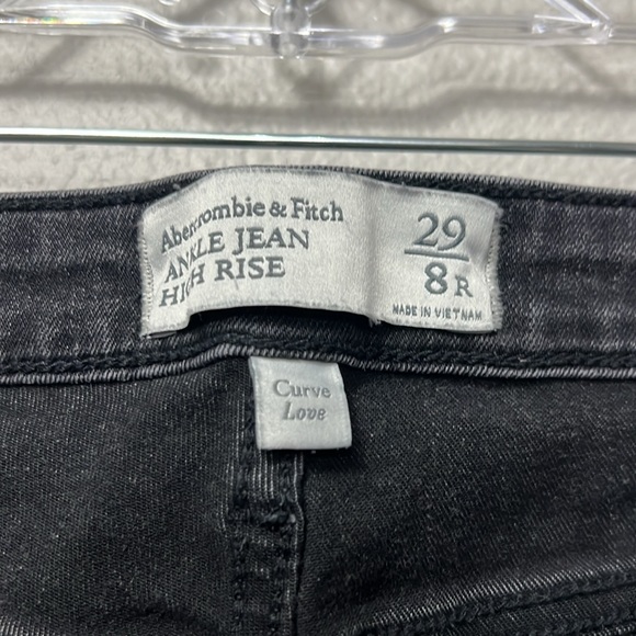 Abercrombie and Fitch Curve Love Skinny Ankle High Rise Jeans - Picture 12 of 15